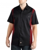 Two-Tone Short Sleeve Work Shirt