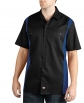Two-Tone Short Sleeve Work Shirt