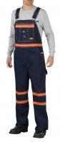 Enhanced Visibility Denim Bib Overall
