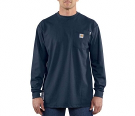 Men\'s Original Fit, Lightweight FR Cotton Long-Sleeve T-Shirt Th