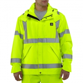 MEN\'S HIGH-VISIBILITY CLASS 3 WATERPROOF JACKET