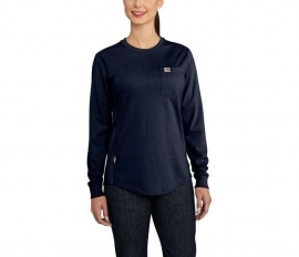 WOMEN\'S FR FORCE COTTON LONG-SLEEVE CREWNECK T-SHIRT