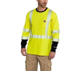 FR HIGH-VIS FORCE LONG SLEEVE T-SHIRT CLASS 3