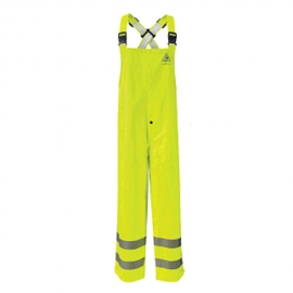 Hi-Visibility Flame-Resistant Rain Bib Overall
