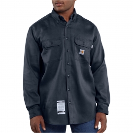 Flame-Resistant Work-Dry® Lightweight Twill Shirt