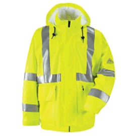 Hi-Visibility Flame-Resistant Rain Jacket