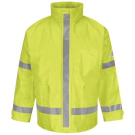 Hi-Visibility Flame-Resistant Rain Jacket
