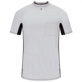 Short Sleeve FR Two-Tone Base Layer with Concealed Chest Pocket-