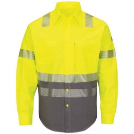 Hi-Visibility Color Block Uniform Shirt ComforTouch