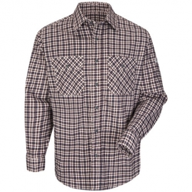 Plaid Uniform Shirt - EXCEL FR ComforTouch