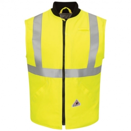 Hi Vis Insulated Vest with Reflective Trim - CoolTouch