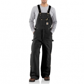 Duck Zip-to-Hip Bib Overall / Quilt Lined