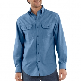 Long-Sleeve Chambray Shirt