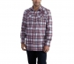 Men\'s Flame-Resistant Snap Front Plaid Shirt