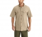 Short-Sleeve Chambray Shirt