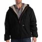 Sanded Duck Sherpa Lined Hooded Jacket