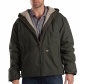 Sanded Duck Sherpa Lined Hooded Jacket