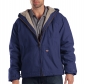 Sanded Duck Sherpa Lined Hooded Jacket