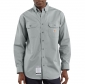 Flame-Resistant Twill Shirt with Pocket Flaps