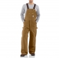 Duck Zip-to-Hip Bib Overall / Quilt Lined