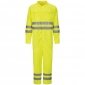 Hi-Vis Deluxe Coverall with Reflective Trim - CoolTouch