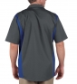 Short Sleeve Industrial Color Block Shirt