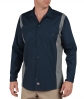Long Sleeve Industrial Color Block Shirt
