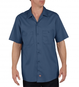 Short Sleeve Industrial Cotton Work Shirt