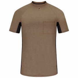 Short Sleeve FR Two-Tone Base Layer with Concealed Chest Pocket-