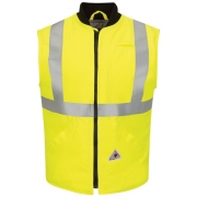 Hi Vis Insulated Vest with Reflective Trim - CoolTouch