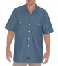 Relaxed Fit Short Sleeve Chambray Shirt